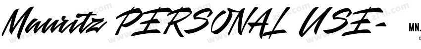 Mauritz PERSONAL USE字体转换
